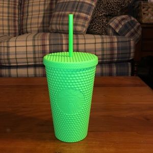 Brand new matte green grande studded  Starbucks 16oz cold cup.